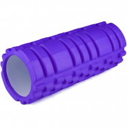 Ролик для йоги 140х330 мм ЭВА-ПВХ-АБС фиолетовый HKYR6009-12 10015432